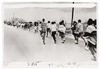 (CIVIL RIGHTS.) 10 press photos of the Selma marches and protests.